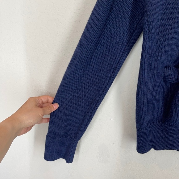 Club Monaco Cardigan Men's Size M Button Front Pockets Cotton Cashmere Blue - Picture 4 of 10